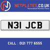 N31 JCB Registration Number Private Plate Cherished Number Car Registration Personalised Plate