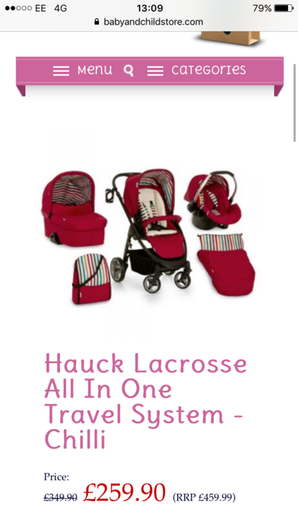 hauck lacrosse travel system