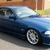 BMW E36 M sport 323i convertible manual hard top wind diffuser fsh