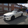 Mercedes E class convertible 1.8 pearl and black 