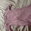 Purple body on midi dress size 14