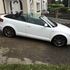 Audi A3 convertible s line 1.9  white full leather 09 plate