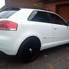 Audi a3 sline 2.0 tdi 106k  full leathers ibis white