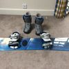 Salomon driver 155 snowboard and salomon boots