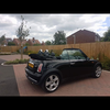 Mini Cooper convertible black