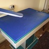 Ironong table and steam iron
