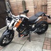 AS NEW KTM DUKE 125 66 PLATE