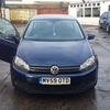 Blue Vw Golf 59 plate