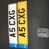 A5 CXG Private Number plate