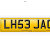 JAG PRIVATE PLATE SWAP FOR CAR