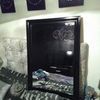 Large black gloss mirror