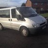 transit tourneo 9 seater silver