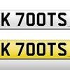 Private Plate  TOOTS TOOTY (K70OTS)