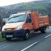 Iveco 63c tipper/taillift/shutters