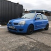 Clio 182 Cup Racing Blue Track car