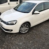 Vw golf gt tdi in white 59 plate