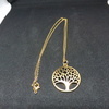 24ct gold plated pendant & necklace