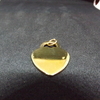 24 carat gold plated heart pendant