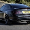 Satin black Mercedes e class coupe