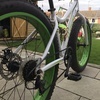 Fat tyre mountain bike