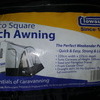 Square porch awning