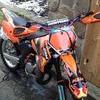 2006 ktm 85 sx b/w swap 250 2t