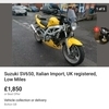 Suzuki sv650 italian import