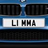 L1 MMA Registration Number plate