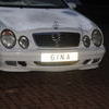 GINA private number plate £99,000