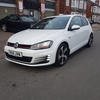 Volkswagen golf gti mk7 white