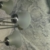 4 wall lights and ceiling light