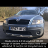 Skoda octavia scout tdi fsh 0 owner