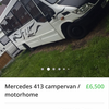 Merc campervan 413 full mot