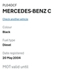 Mercedes Benz CL203 2004 Diesel 2.2