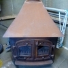 Villager log burner with backboiler