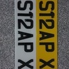 STRAP X NUMBER PLATE