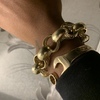 Massive 9ct gold belcher bracelet