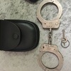 X Police Hiatt Handcuffs & Key
