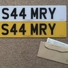 S44MRY Cherished Reg, S4/SAM plate