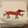 New Daschund Xmas  Cushion Cover