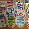 25 x French football pennants
