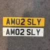 Private number plate AM 02 SLY