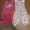Girls rompers 6/12 months