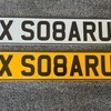 SUBARU Reg plate