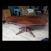 Victorian coffee table carved leg