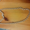 Sterling silver belcher necklace