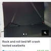 Rock and roll bed for campervan