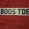 BO05TDE number plate