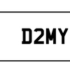 D2MYG private plate.