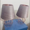 Pair of bedside/ table lamps.